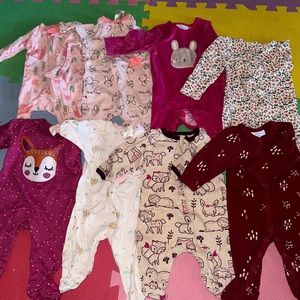8 newborn girl onesies